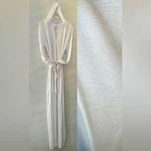 White Hooded Robe Costume